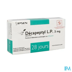 DECAPEPTYL LP 3MG/2ML PDR+SOL IM