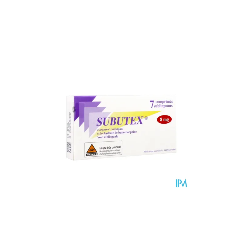 SUBUTEX 8MG CPR SUBLINGUAL 7