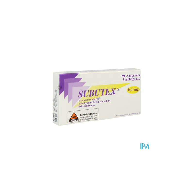 SUBUTEX 0,4MG CPR SUBLINGUAL 7