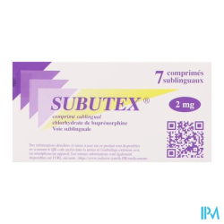 SUBUTEX 2MG CPR SUBLINGUAL 7