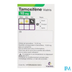 TAMOXIFENE 10MG VIATRIS CPR 30