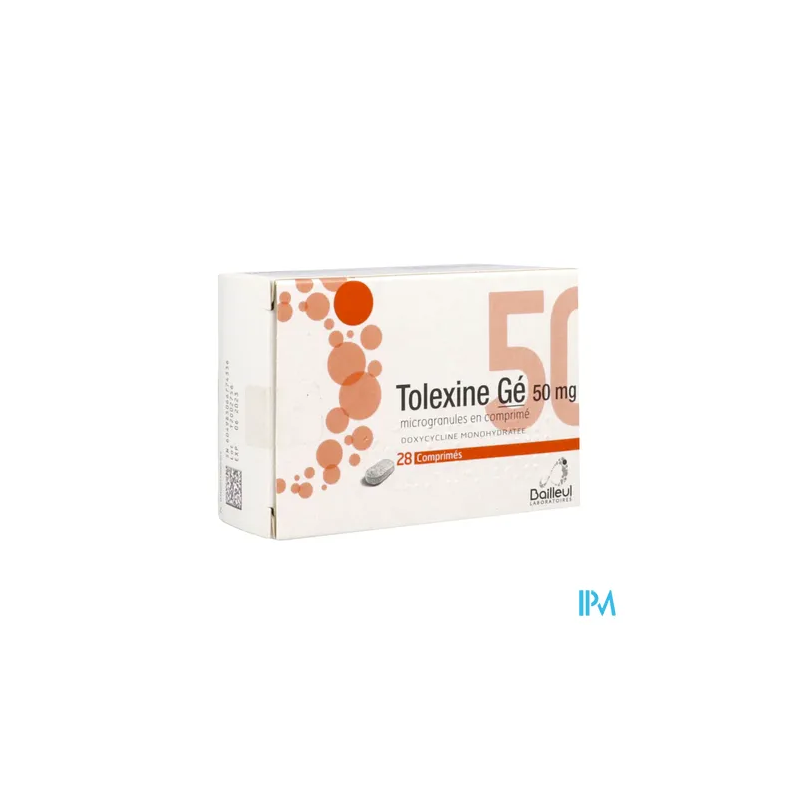 TOLEXINE GE 50MG CPR 28