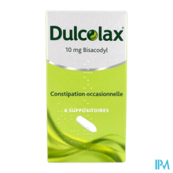 DULCOLAX 10MG SUP 6