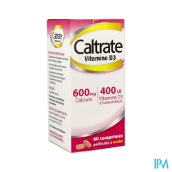 CALTRATE D3 600MG/400UI CPR 60