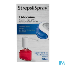 STREPSILSPRAY LIDOCAINE FL 20ML