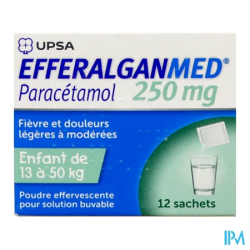 EFFERALGAN 250MG SACHET 12