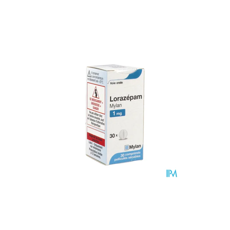 LORAZEPAM 1MG VIATRIS CPR SECAB 30