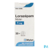 LORAZEPAM 1MG VIATRIS CPR SECAB 30