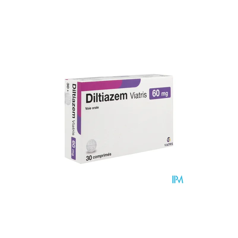 DILTIAZEM 60MG VIATRIS CPR 30