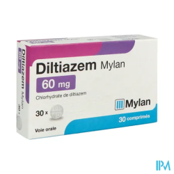 DILTIAZEM 60MG VIATRIS CPR 30