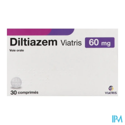 DILTIAZEM 60MG VIATRIS CPR 30