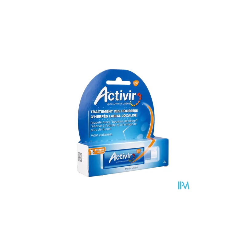 ACTIVIR 5% CR POMPE DOSE 2G