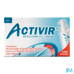 ACTIVIR 5% CR POMPE DOSE 2G