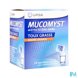 MUCOMYST 200MG SACHET 18