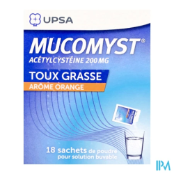 MUCOMYST 200MG SACHET 18