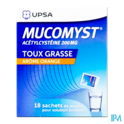 MUCOMYST 200MG SACHET 18