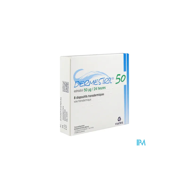 DERMESTRIL 50MCG/24H D/TRANSD 8