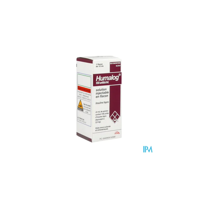 HUMALOG 100U/ML FL 10ML