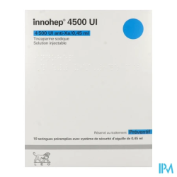 INNOHEP 4 500UI/0,45ML SER SC 10