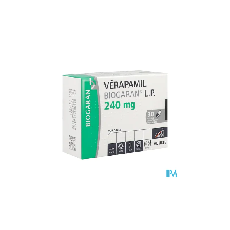 VERAPAMIL LP 240MG BIOGAR GELULE30