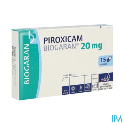 PIROXICAM 20MG BIOGARAN GELULE 15