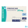 PIROXICAM 20MG BIOGARAN GELULE 15