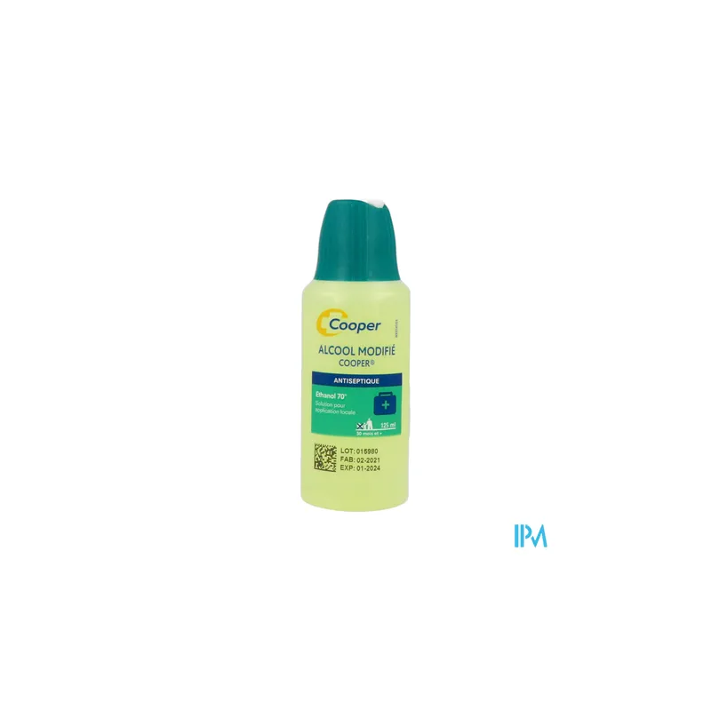 ALCOOL MODIFIE 70 COOPER 125ML 1