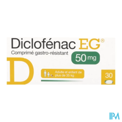 DICLOFENAC 50MG EG CPR 30