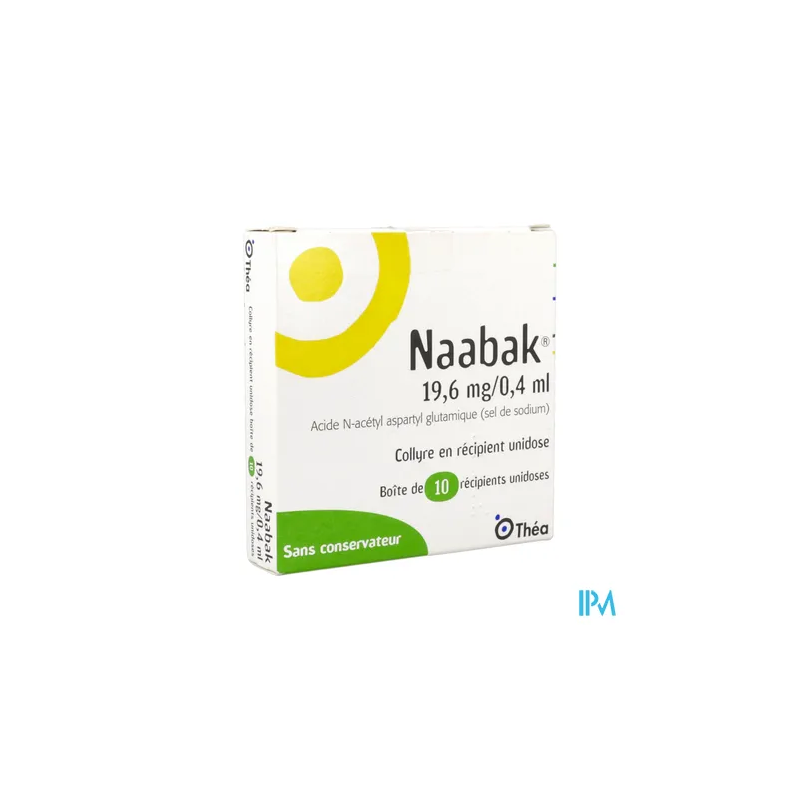 NAABAK 19,6MG/0,4ML COL UNIDOSE 10