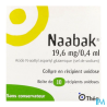 NAABAK 19,6MG/0,4ML COL UNIDOSE 10