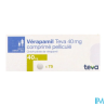 VERAPAMIL 40MG TEVA CPR 75