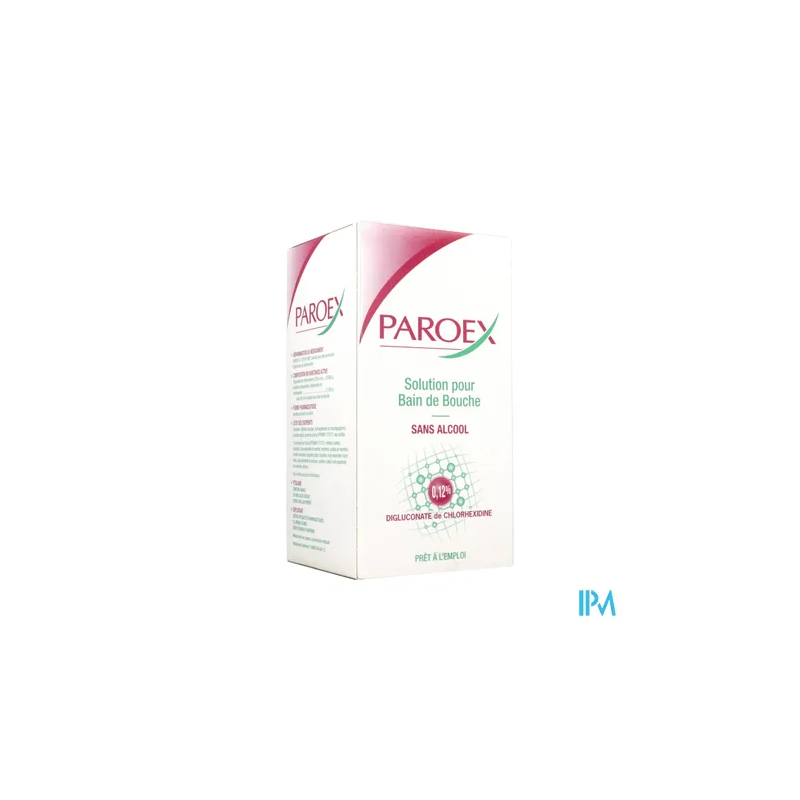PAROEX 0,12% BAIN BOUCHE FL 500ML
