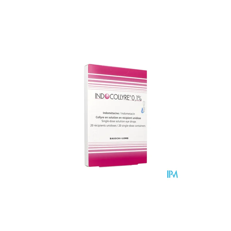 INDOCOLLYRE 0,1% COL DOSE 20