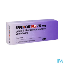 EFFEXOR LP 75MG GELULE 30