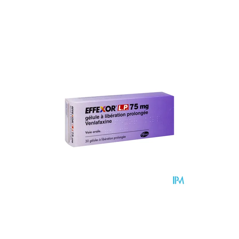 EFFEXOR LP 75MG GELULE 30