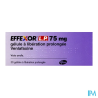 EFFEXOR LP 75MG GELULE 30
