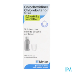 CHLORHEXIDINE/CHLOROBUT VTS 90ML