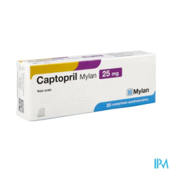 CAPTOPRIL 25MG VTS CPR QUADRISEC30