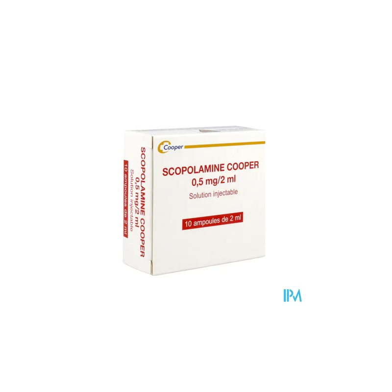 SCOPOLAMINE 0,5MG/2ML COOPER AMP10