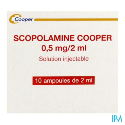 SCOPOLAMINE 0,5MG/2ML COOPER AMP10
