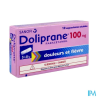 DOLIPRANE 100MG SUP SECABLE 10