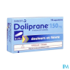 DOLIPRANE 150MG SUP 10
