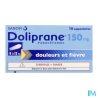 DOLIPRANE 150MG SUP 10