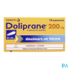 DOLIPRANE 200MG SUP 10