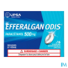 EFFERALGANODIS 500MG CPR ORODISP16