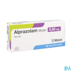 ALPRAZOLAM 0,50MG VTS CPR SEC 30