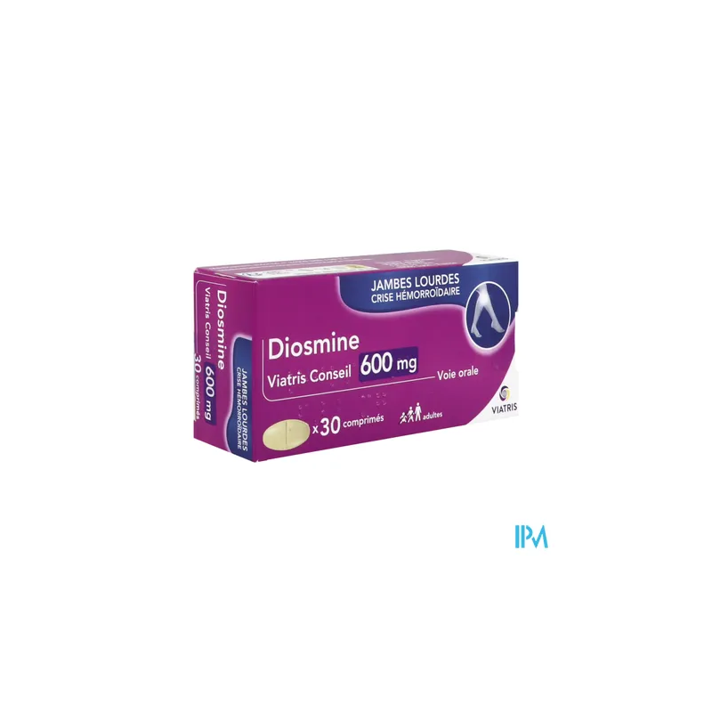 DIOSMINE 600MG VIATRIS CPR 30