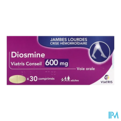 DIOSMINE 600MG VIATRIS CPR 30