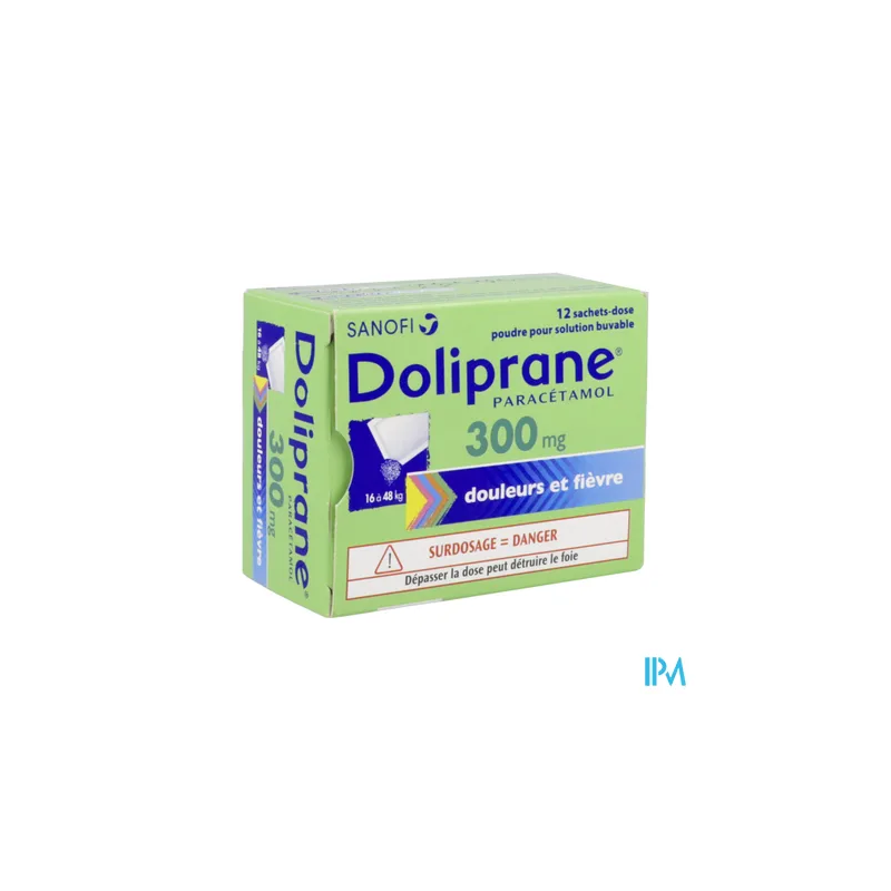 DOLIPRANE 300MG SACHET 12