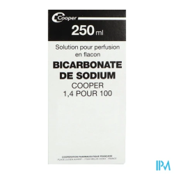 SODIUM BICARB 1,4% COOPER 250ML 1